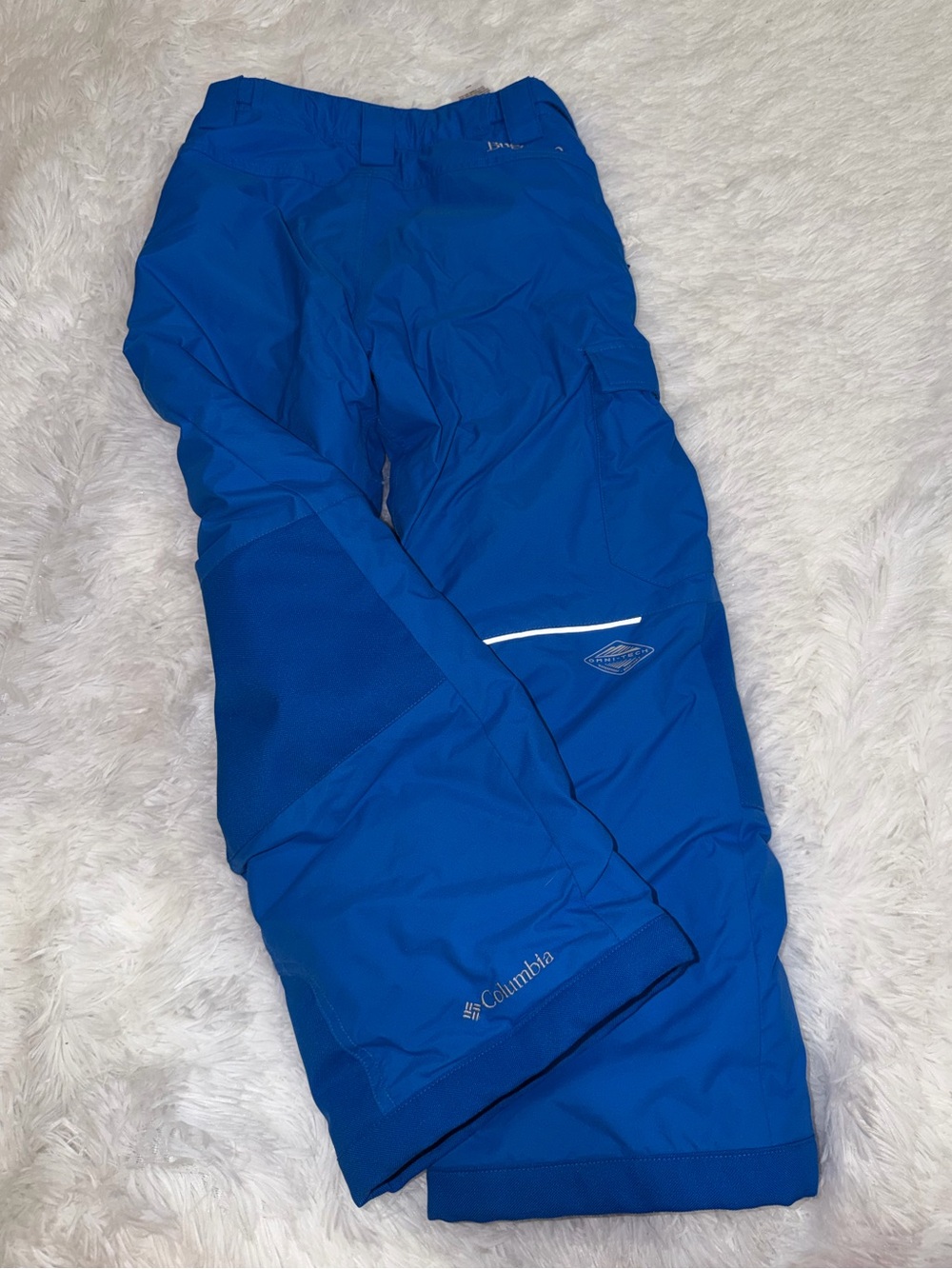Columbia Children’s Omni Heat Convertible Royal Blue Cargo Snow Pants size Small